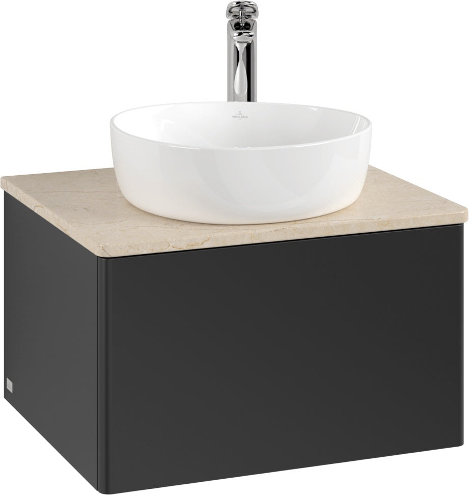 Villeroy & Boch Antao Waschtischunterschrank 600 mm Anthracite Matt Lacquer mit LED-Auszugsbeleuchtung