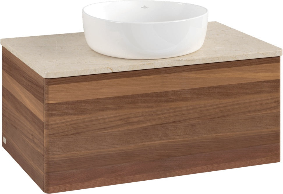 Villeroy & Boch Waschbeckenunterschrank Antao K30013 800x360x500mm Warm Walnut