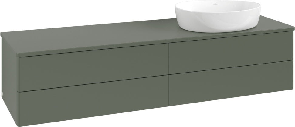 Villeroy & Boch Antao Waschtischunterschrank K27050 1600 mm Anthrazit Matt Lack mit 4 Auszügen