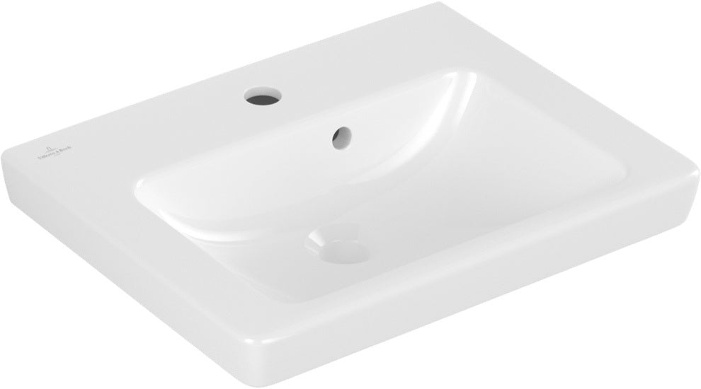 Villeroy & Boch Handwaschbecken Subway 2.0 731550 – 500 x 400 mm, Weiß Alpin, Wandmontage