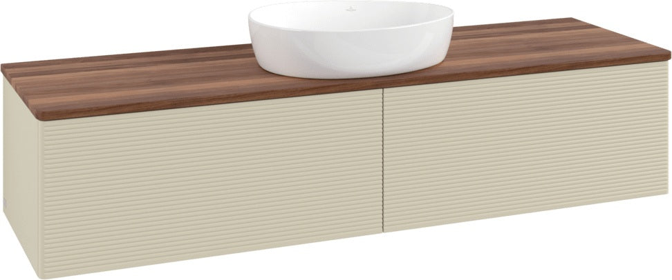 Villeroy & Boch Waschbeckenunterschrank Antao K36110 1600 mm Anthracite Matt Lacquer