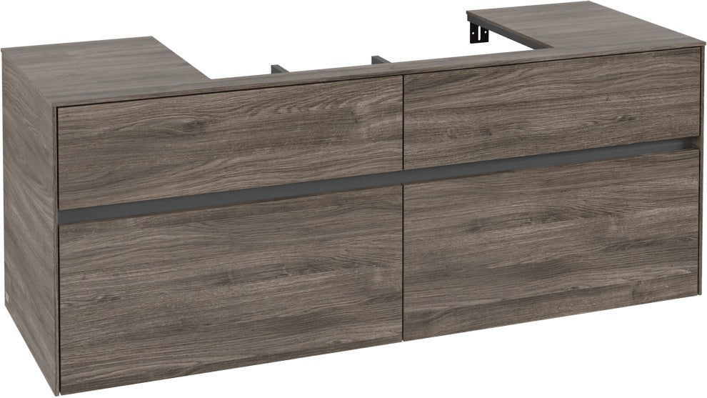 Villeroy & Boch Waschtischunterschrank Collaro C08800 1400 mm Stone Oak mit 4 Auszügen