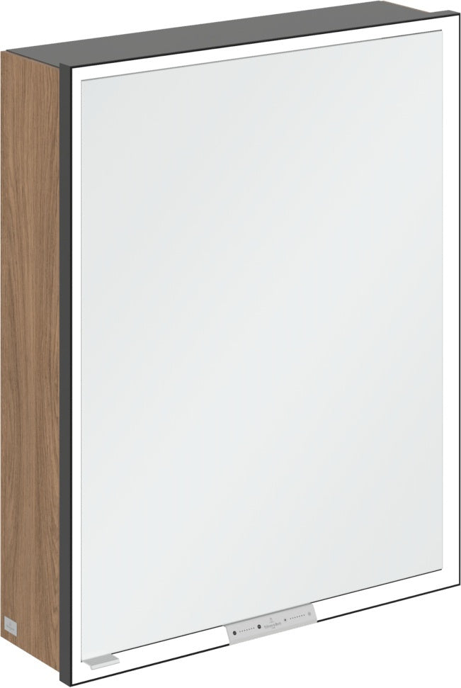 Villeroy & Boch Spiegelschrank My View+ B48110 1000 mm Graphite mit LED-Beleuchtung und SoftClosing