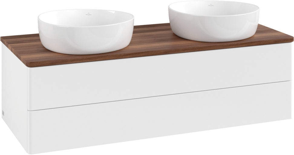 Villeroy & Boch Antao Waschtischunterschrank 1200 mm White Matt Lacquer mit 2 Auszügen