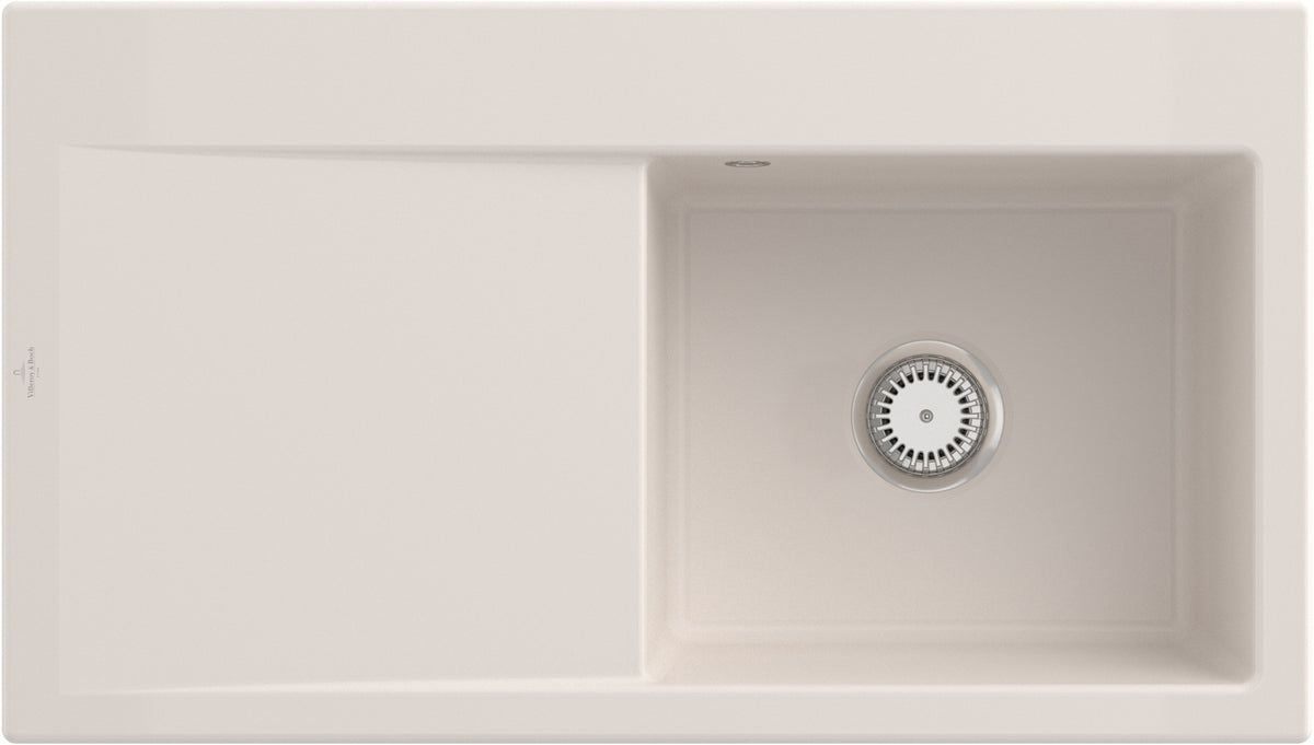 Villeroy & Boch Einbauspüle Subway Style 50 Weiß Alpin CeramicPlus 900 mm