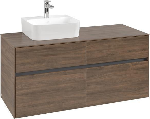 Villeroy & Boch Waschtischunterschrank Collaro 1200 mm Arizona Oak mit 4 Auszügen und SoftClosing