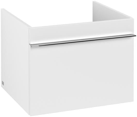 Villeroy & Boch Venticello Waschbeckenunterschrank 553 mm Glossy White – Wandhängend mit Auszug