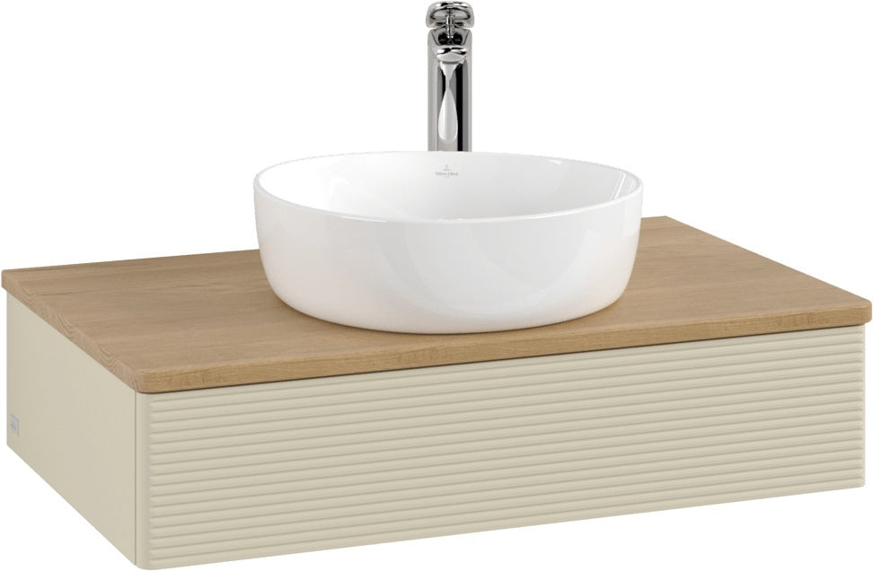 Villeroy & Boch Waschtischunterschrank Antao 800 mm Glossy White Lacquer mit Auszug