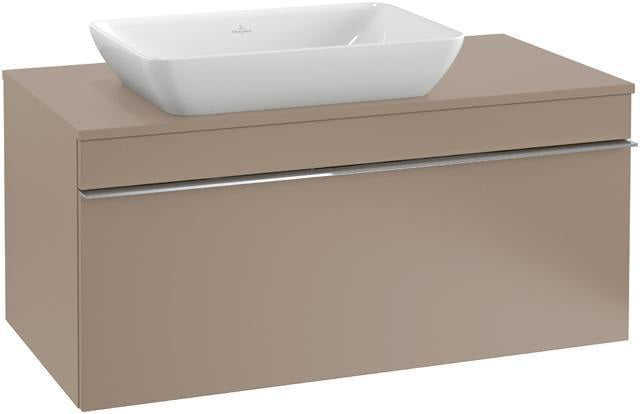 Villeroy & Boch Venticello Waschtischunterschrank Glossy White 957 mm, Auszug links