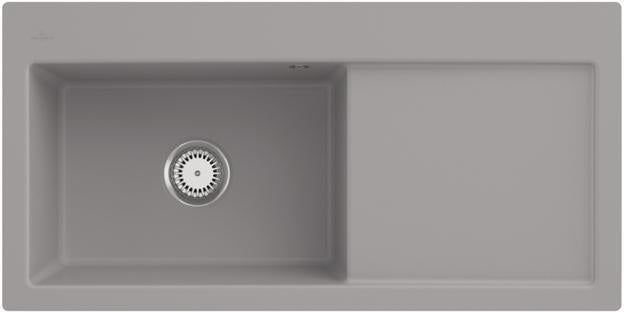 Villeroy & Boch Einbauspüle Subway 60 XL Flat 965x475mm ivory mit CeramicPlus