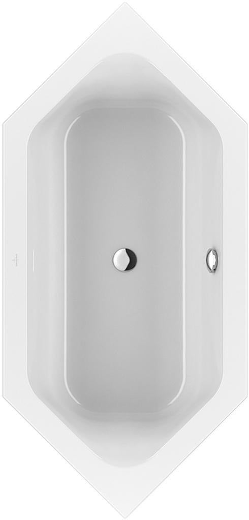 Villeroy & Boch LOOP & FRIENDS Airpool Comfort TP 1 we – 1900 mm Whirlwanne mit Whisper-Düsen