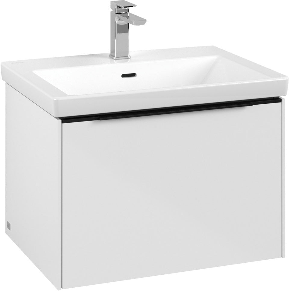 Villeroy & Boch Subway 3.0 Waschtischunterschrank C57500, 622 mm, Brilliant White, mit SoftClosing-Auszug