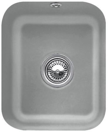 Villeroy & Boch Unterbauspüle Cisterna 45 – Keramik Ebony CeramicPlus, 370 x 435 mm