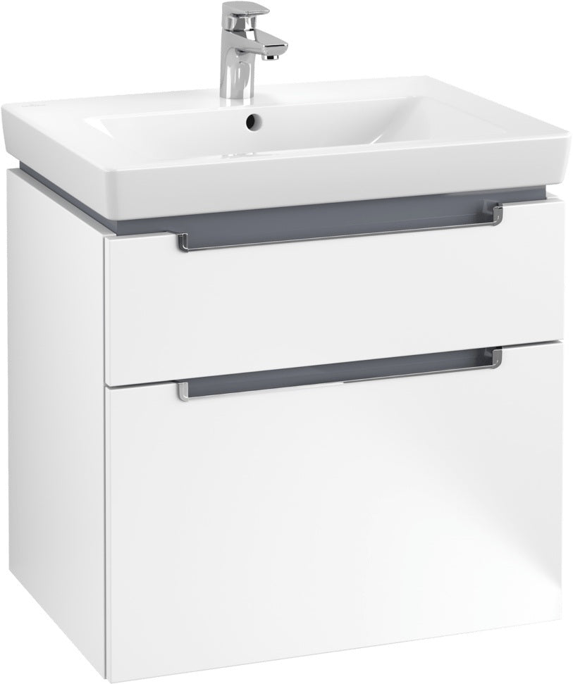 Villeroy & Boch Subway 2.0 Waschbeckenunterschrank A91010 White Matt 637 mm