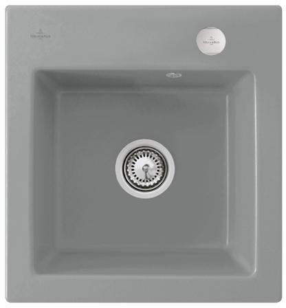 Villeroy & Boch Subway 45 XS Einbauspüle Keramik Ebony CeramicPlus 475x510mm