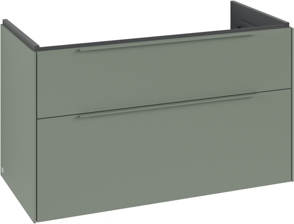 Villeroy & Boch Subway 3.0 Waschtischunterschrank C570L0 Brilliant White mit LED-Beleuchtung und SoftClosing