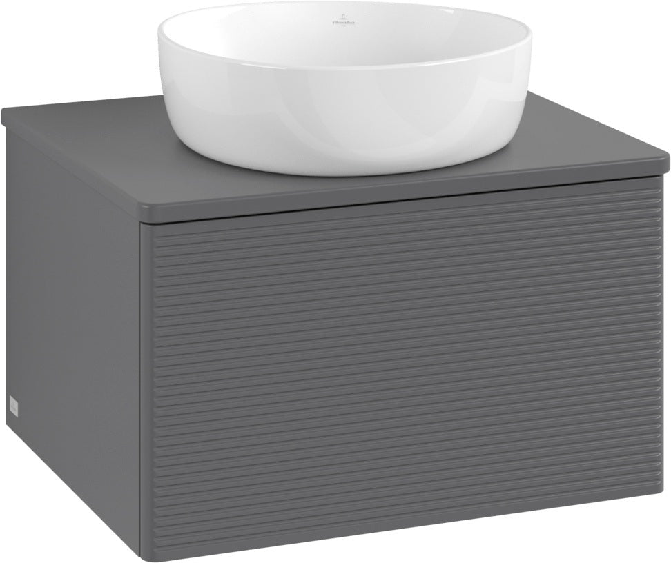 Villeroy & Boch Waschtischunterschrank Antao L29110 600 mm Anthracite Matt Lacquer