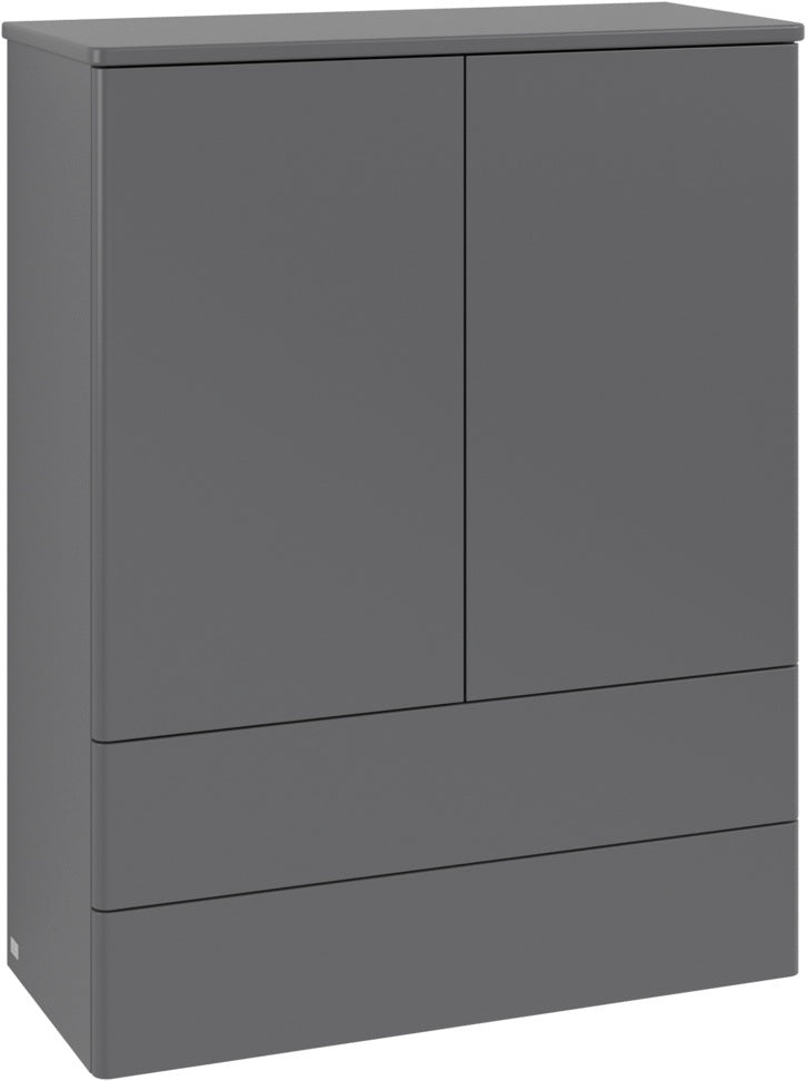 Villeroy & Boch Antao Highboard K47000 – 814 mm, Glossy White Lacquer, SoftClose