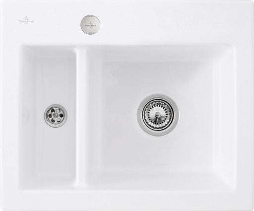 Villeroy & Boch Subway 60 XM Flat Einbauspüle 585x475 mm Graphite CeramicPlus