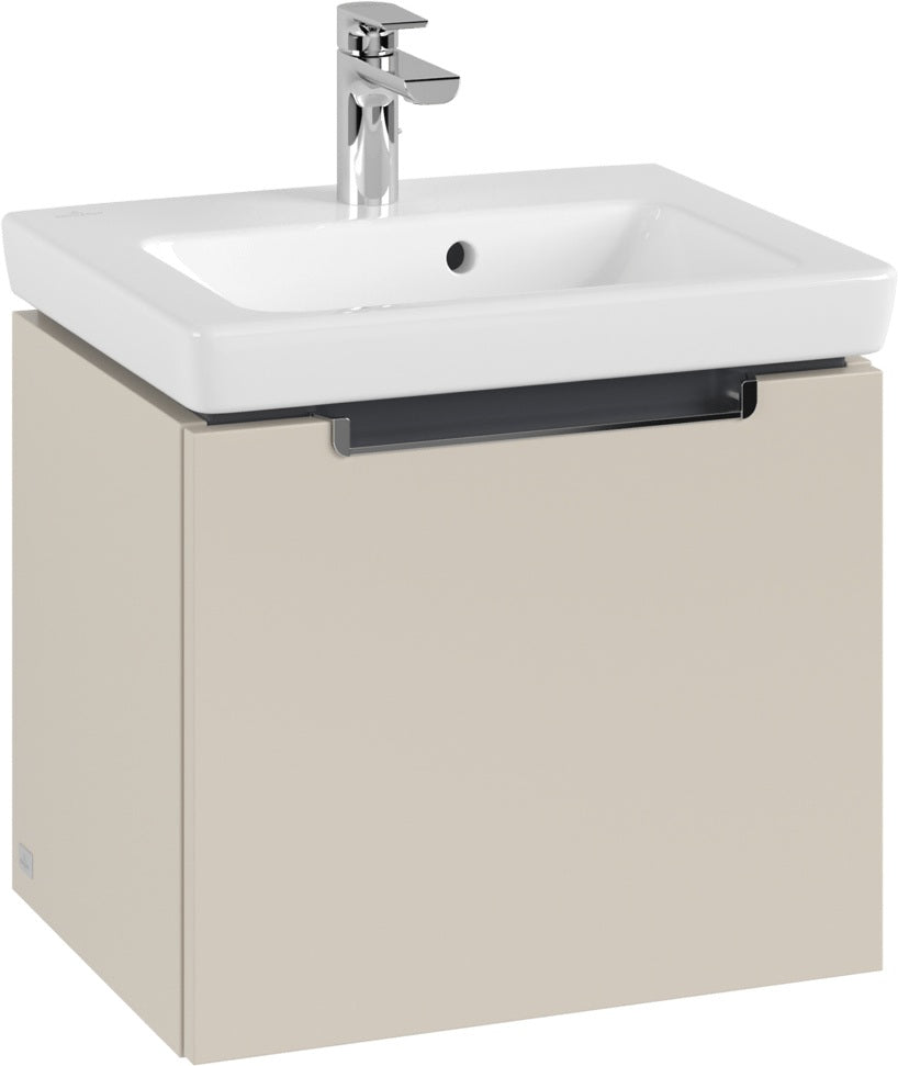 Villeroy & Boch Subway 2.0 Waschbeckenunterschrank A68510 Taupe 485 mm mit SoftClosing