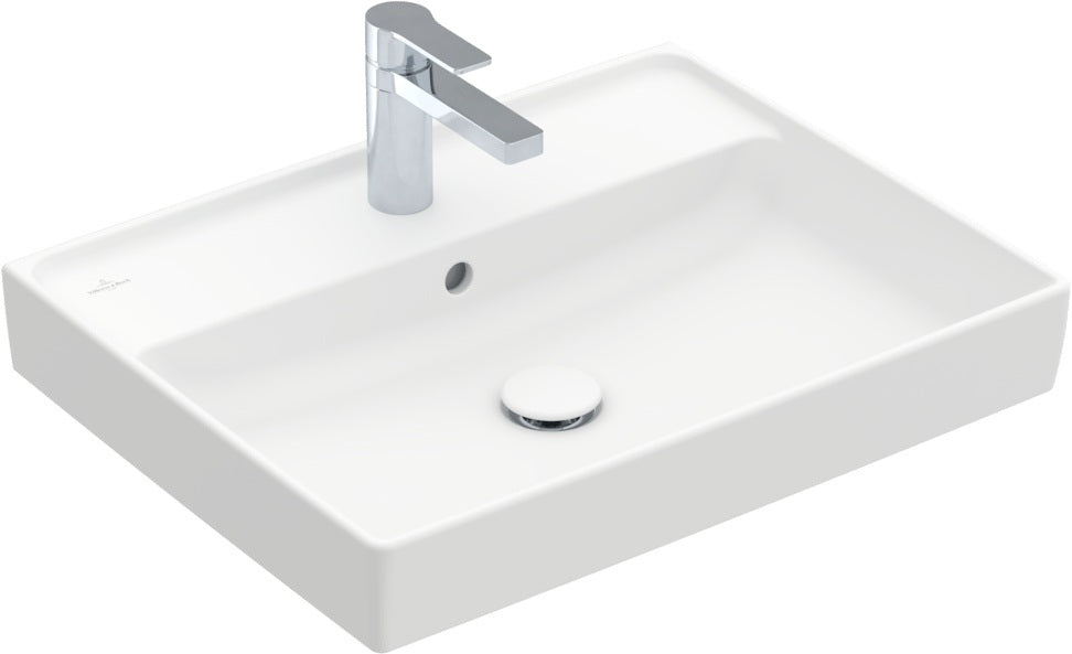 Villeroy & Boch Wandwaschbecken Collaro 4A336G 600x470 mm Rechteck Weiß Alpin TitanCeram
