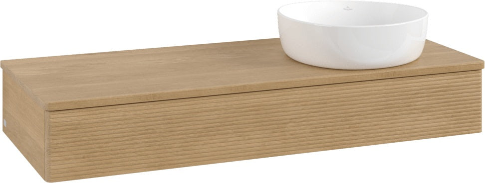Villeroy & Boch Waschbeckenunterschrank Antao K12111 1200 mm Warm Walnut mit Auszug