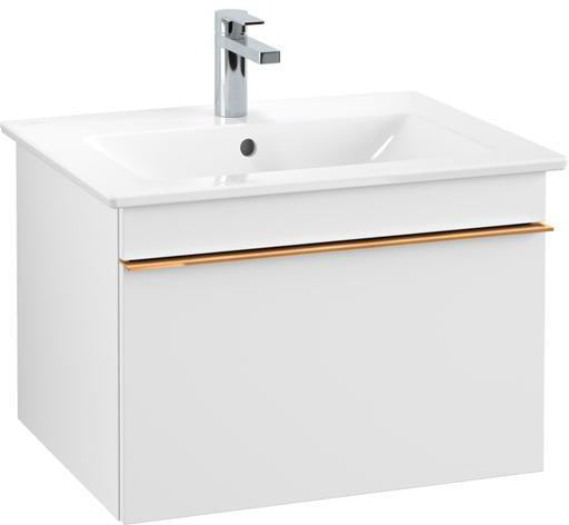 Villeroy & Boch Venticello Waschbeckenunterschrank 603 mm Glossy White mit Auszug