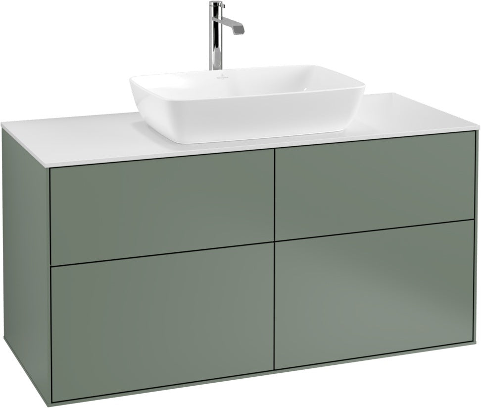 Villeroy & Boch Finion Waschtischunterschrank 1200 mm Glossy White Lacquer mit SoftClosing