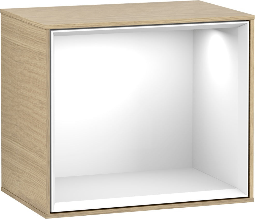 Villeroy & Boch Finion Regalmodul G580GF 418x358x270mm Glossy White Lacquer mit Beleuchtung