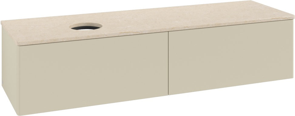 Villeroy & Boch Antao Waschtischunterschrank 1600 mm Anthracite Matt Lacquer mit LED-Beleuchtung