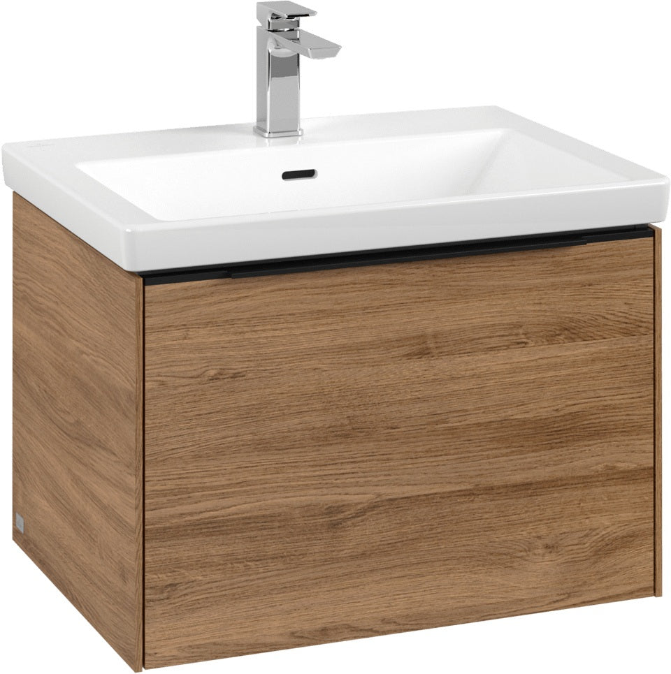 Villeroy & Boch Subway 3.0 Waschtischunterschrank C57500, 622 mm, Brilliant White, mit SoftClosing-Auszug