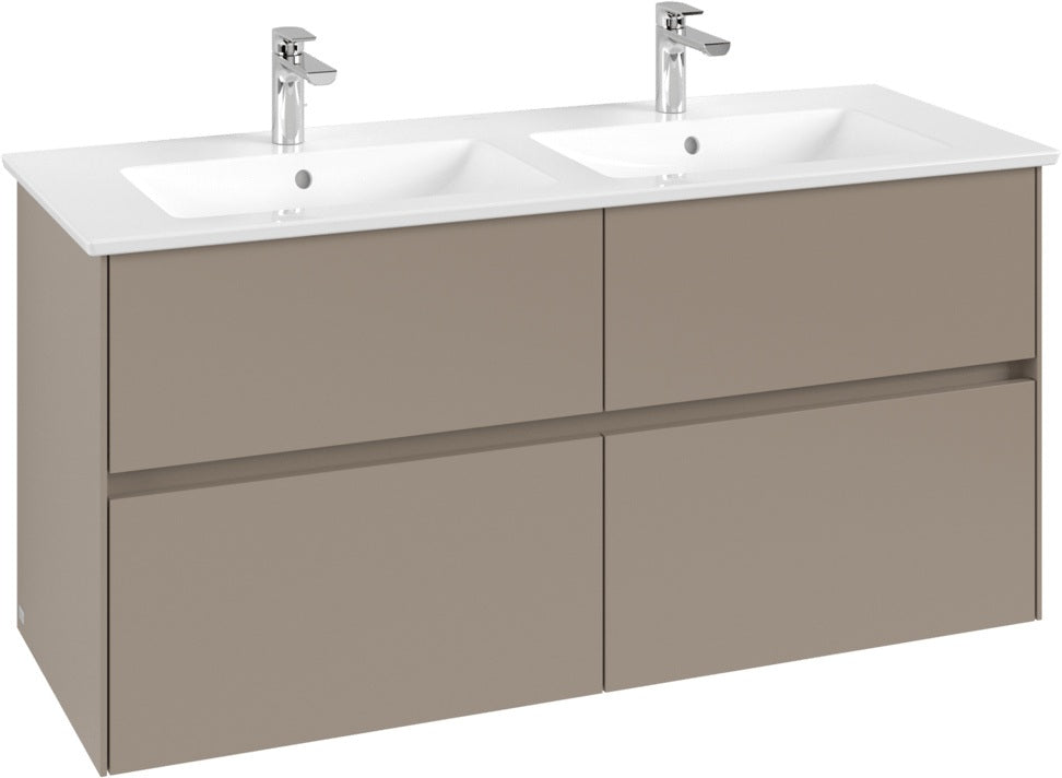 Villeroy & Boch Waschtischunterschrank Collaro C147 B0 1261 mm White Oak mit LED-Beleuchtung