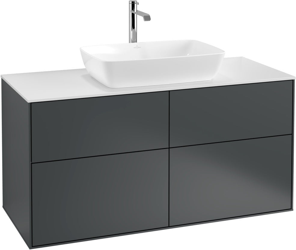 Villeroy & Boch Finion Waschtischunterschrank 1200 mm Glossy White Lacquer mit SoftClosing