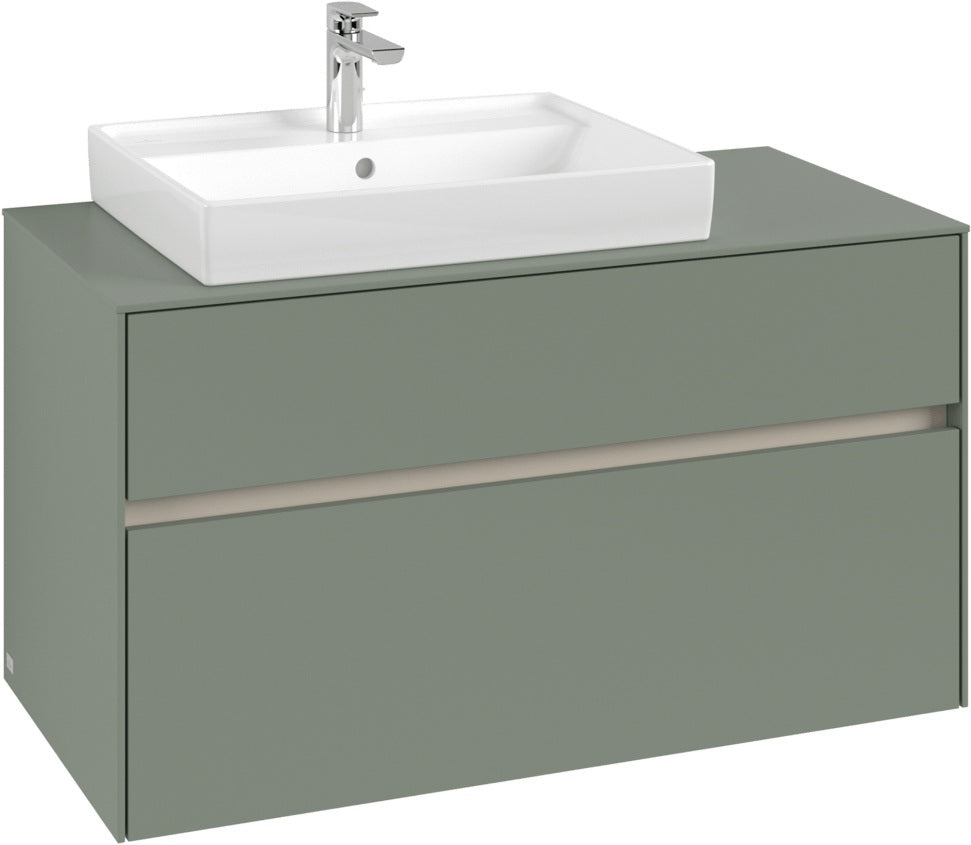 Villeroy & Boch Waschbeckenunterschrank Collaro C01700 1000 mm White Oak mit SoftClosing