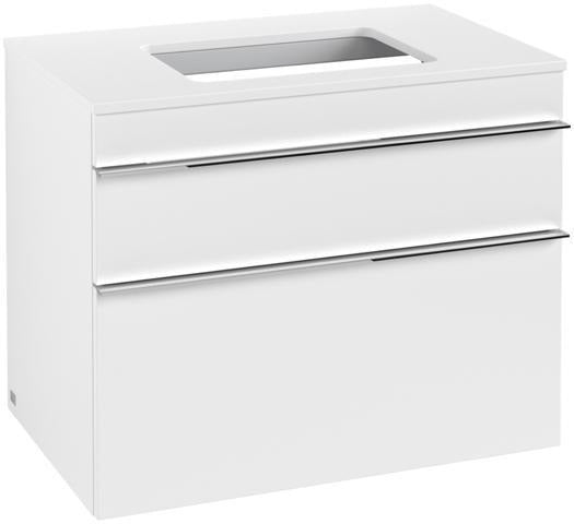 Villeroy & Boch Venticello Waschtischunterschrank 757 mm Glossy White mit 2 Auszügen