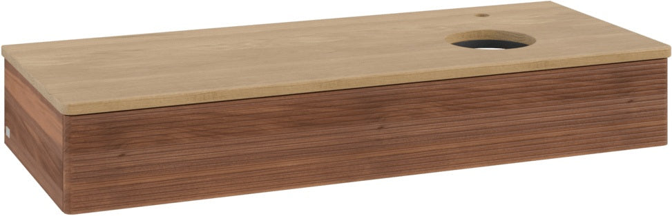 Villeroy & Boch Waschtischunterschrank Antao K12151 1200 mm Warm Walnut mit Auszug