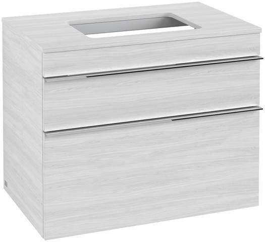 Villeroy & Boch Venticello Waschtischunterschrank 757 mm Glossy White mit 2 Auszügen