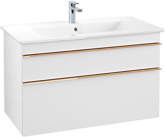 Villeroy & Boch Waschtischunterschrank VENTICELLO 953 mm Santana Oak mit 2 Auszügen und Glasabtrennungen