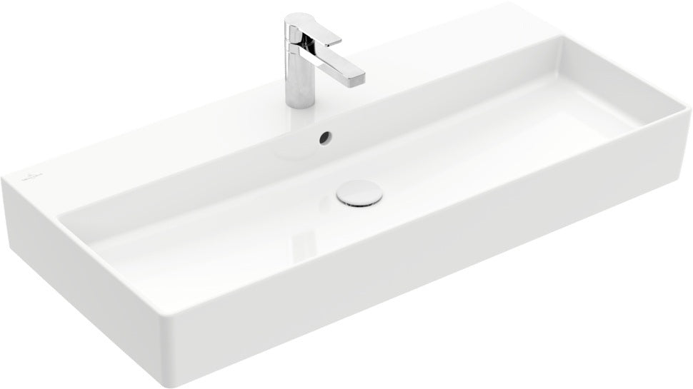 Villeroy & Boch Wandwaschbecken Memento 2.0 1000 mm Rechteck Weiß Alpin