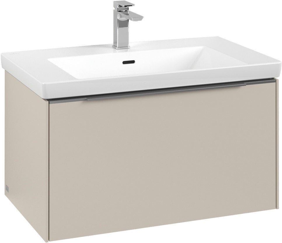 Villeroy & Boch Waschtischunterschrank Subway 3.0 C 573L0 Brilliant White mit Beleuchtung