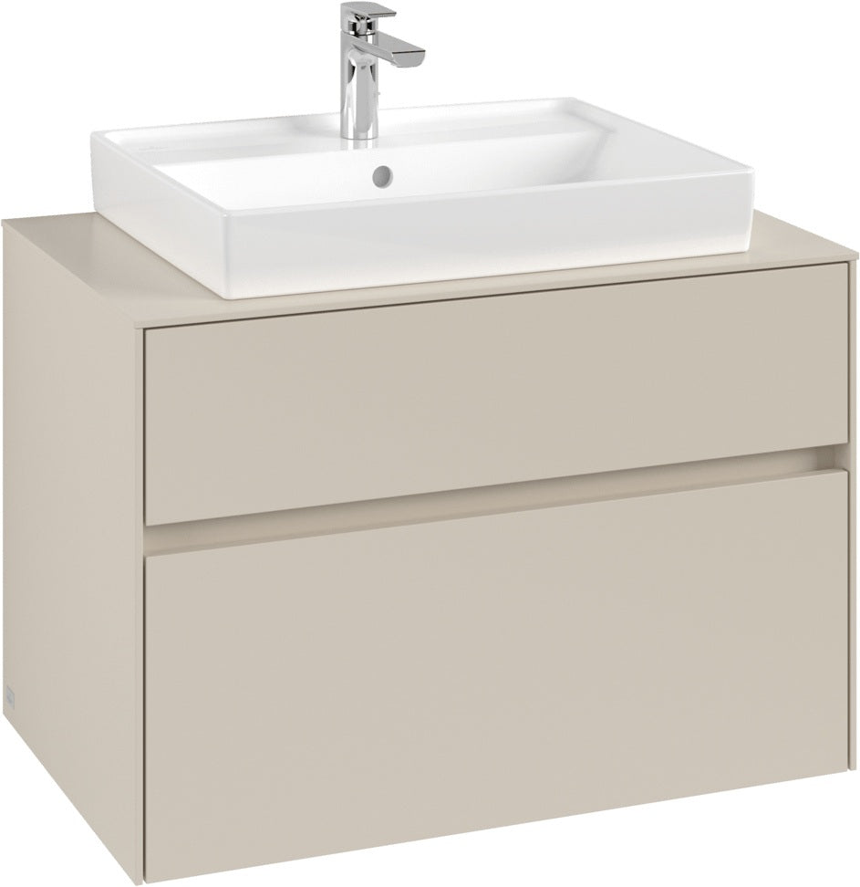 Villeroy & Boch Waschtischunterschrank Collaro C080 Cashmere Grey 800 mm