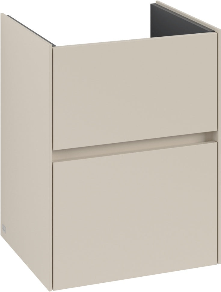 Villeroy & Boch Collaro Waschtischunterschrank C141 B0 White Oak 472 mm mit LED-Beleuchtung