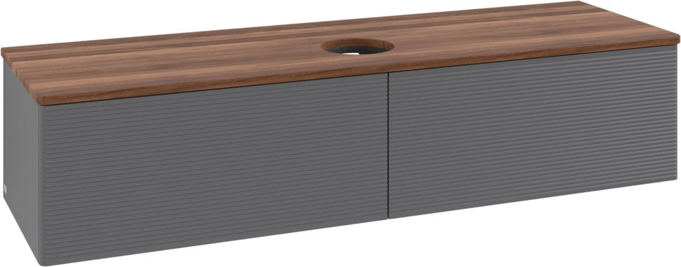 Villeroy & Boch Waschbeckenunterschrank Antao K36110 1600 mm Anthracite Matt Lacquer