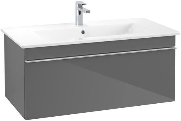 Villeroy & Boch Venticello Waschbeckenunterschrank 953 mm Glossy White – Wandhängend mit Auszug
