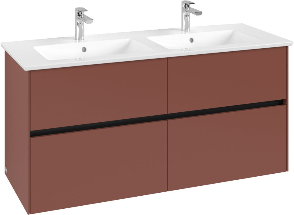 Villeroy & Boch Waschtischunterschrank Collaro C147 B0 1261 mm White Oak mit LED-Beleuchtung