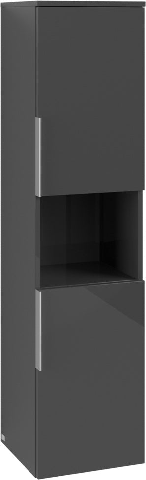 Villeroy & Boch Architectura Hochschrank B89700, 350 x 1400 x 346 mm, White Matt, 2 Türen, SoftClosing