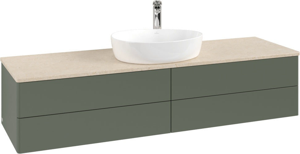 Villeroy & Boch Antao Waschtischunterschrank 1600 mm Anthracite Matt Lacquer mit 4 Auszügen