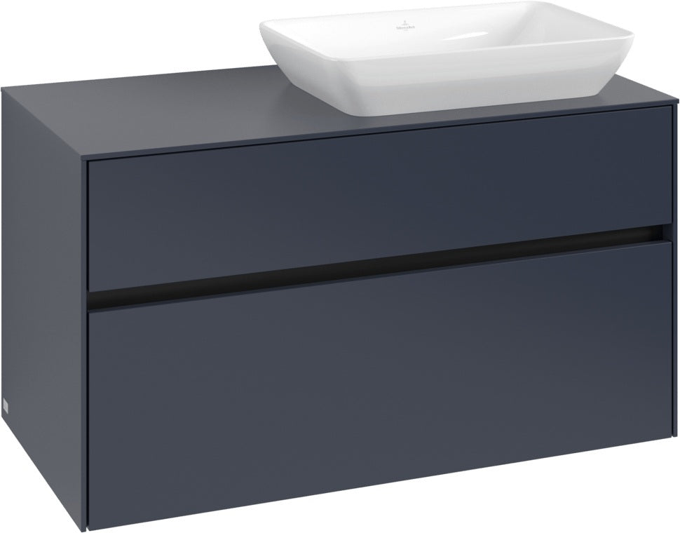 Villeroy & Boch Waschtischunterschrank Collaro C111 B0 1000 mm White Oak mit Beleuchtung & SoftClosing