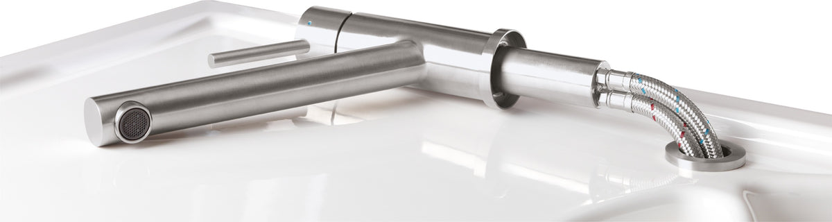 Villeroy & Boch Como Window Küchenarmatur 925700 – Edelstahl massiv, Vorfensterfunktion