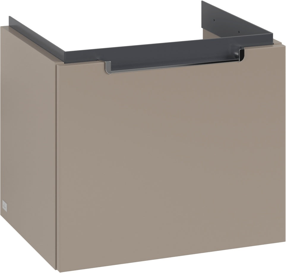 Villeroy & Boch Subway 2.0 Waschbeckenunterschrank A68510 Taupe 485 mm mit SoftClosing